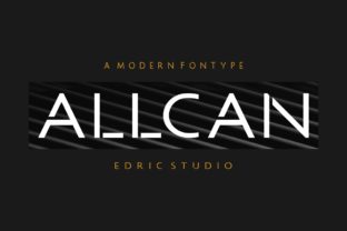 Allcan: A Modern Font for Business Branding