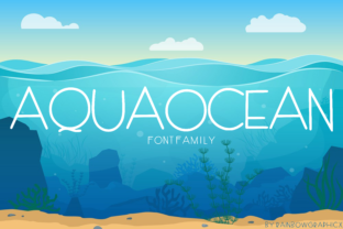 AquaOcean: A Modern Font for Digital Marketing
