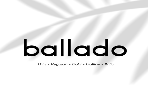 Ballado: A Modern Sans Serif for Editorial Design