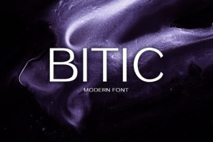 Bitic: A Modern Sans Serif Font