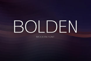 Bolden Font: Modern Sans Serif for Editorial Design