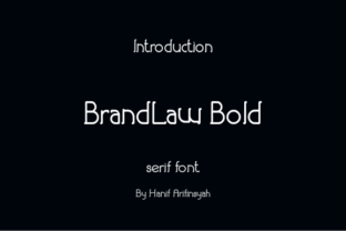 Brandlaw Bold: A Modern Serif for Web Design