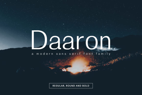 Daaron Family: A Modern Font for Editorial Design
