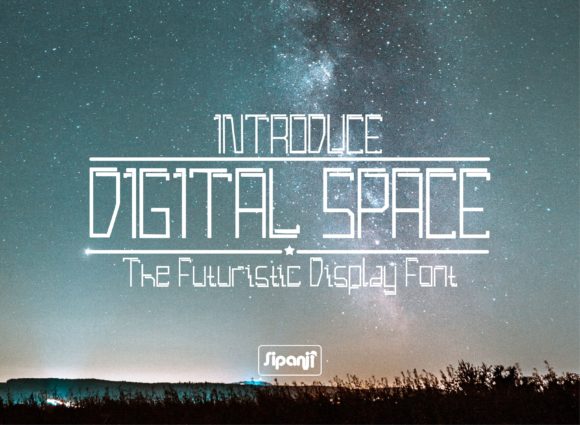 Digital Space: A Modern Serif Font