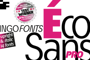 Éco Sans Pro Upright Italic for Bold Campaigns