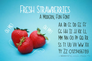 Fresh Strawberries Font Review
