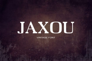 Jaxou: A Friendly Serif Font for Creative Projects