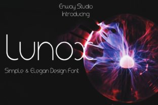Lunox: A Modern Typeface for Web Design