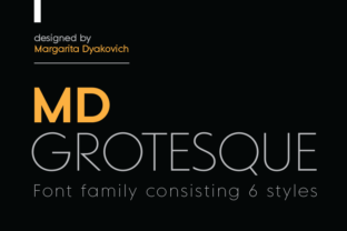 MD Grotesque: A Modern Sans Serif for Web Design