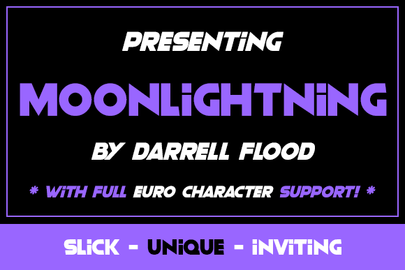 Moonlightning Font: Bold & Modern
