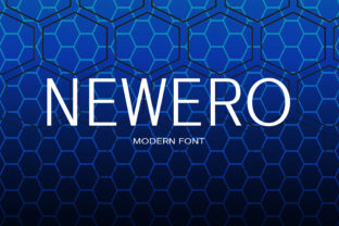 Newero: A Modern Sans Serif Font for Craft Creators