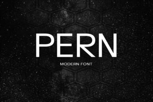 Pern: A Modern Sans Serif Font