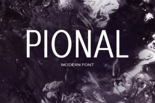 Pional: A Modern Sans Serif Font