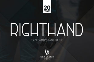 Righthand Family: A Modern Sans Serif That Cuts Through the Feed