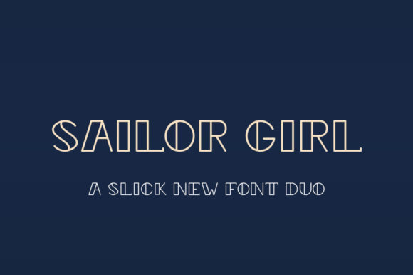 Sailor Girl Font: Nautical Elegance for Modern Design