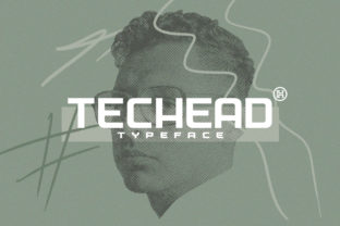 Techead: Modern Sans Serif Font