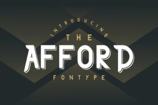 The Afford Font: Timeless Elegance for Craft Projects