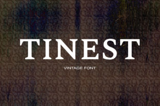 Tinest: A Modern Serif Font for Editorial Design
