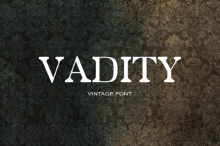 Vadity: A Serif Font for Real-World Design