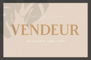 Vendeur: A Timeless Serif Font